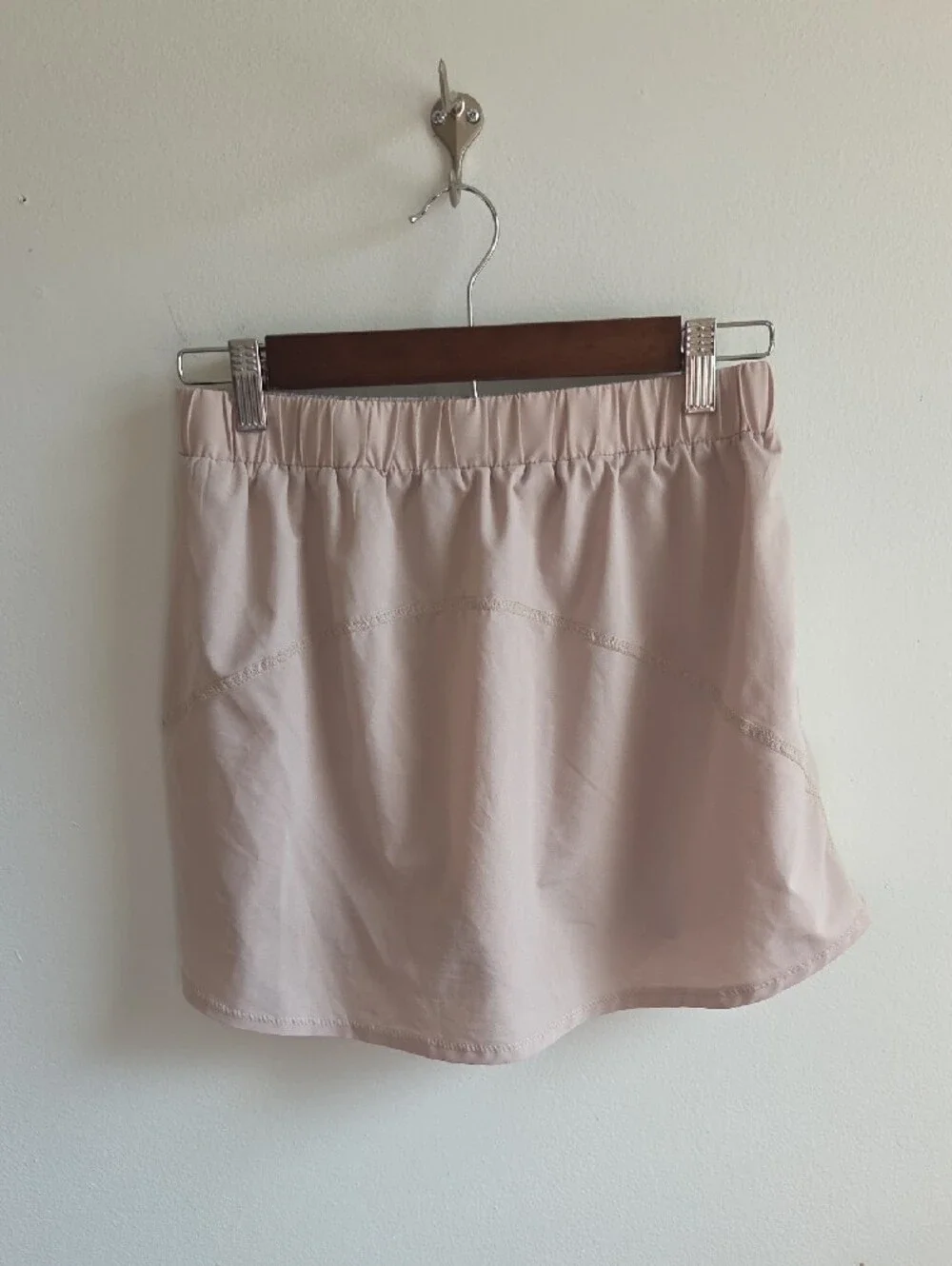 Wishlist Pale Blush Athletic Skort with Elastic Waistband
